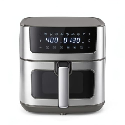 KMFurnila 8-in-1 Air Fryer 6 Quarts Airfryer with Window