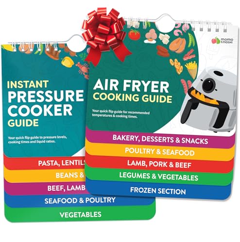 Air Fryer & Instant Pot Magnetic Cooking Guides - 7" x 6" Each - Set of 2 Instant Pot Air Fryer Accessories Cook Books - Airfryer Kitchen Accessories & Kitchen Gadgets 2026